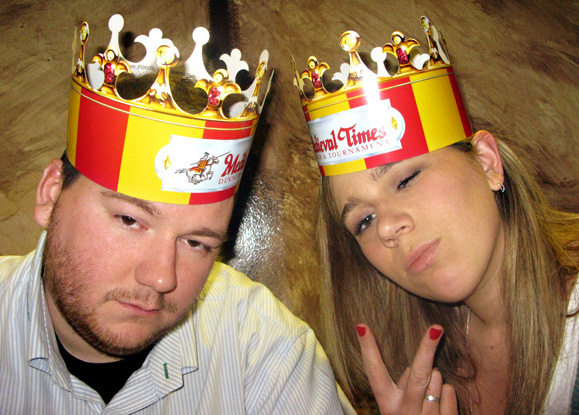 Dallas wedding photographer Stacy Reeves and Jason Gulledge visit Medieval Times in Dallas Texas