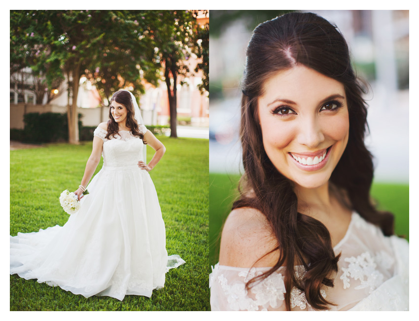 bridal session of Andrea Gage Cheek at Belo Mansion by Dallas wedding photographer Stacy Reeves