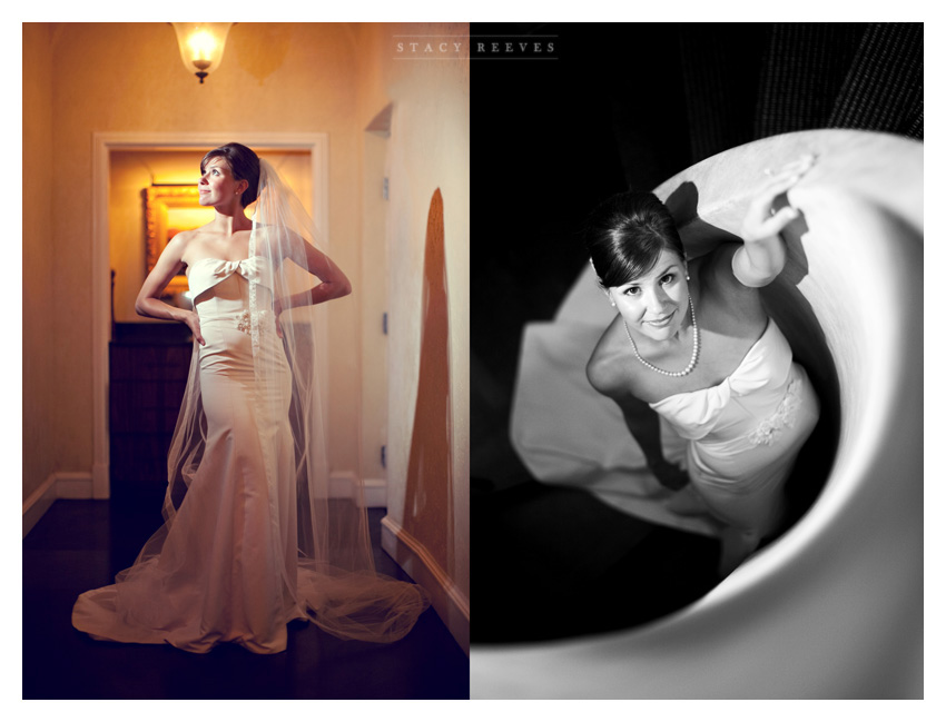 bridal portraits of Ashley Edrington at the Rosewood Mansion on Turtle Creek by Dallas wedding photographer Stacy Reeves