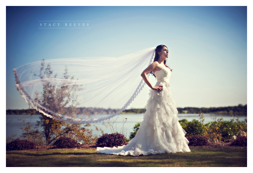 Bridal portrait session of Autumn Boatwright Harston at the Dallas Arboretum by Dallas wedding photographer Stacy Reeves