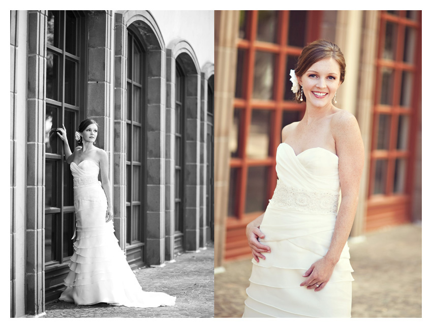 bridal portrait photo session of Chelsey Seufer in the Las Colinas Canals by Dallas wedding photographer Stacy Reeves