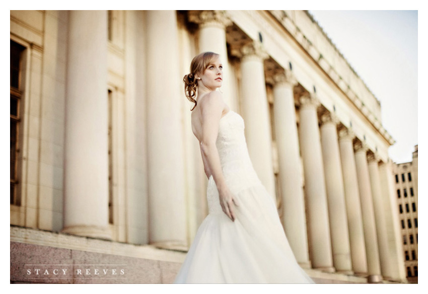 bridals of Courtney Skeins at a fire station and Post Office in downtown Fort Ft. Worth Texas by Dallas wedding photographer Stacy Reeves