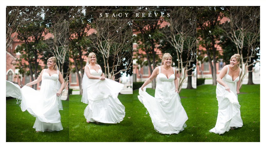 bridal portrait session of Courtney Walters at Belo Mansion in downtown Dallas by Dallas wedding photographer Stacy Reeves