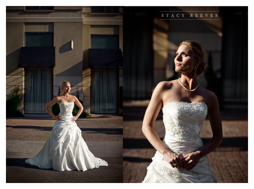 Caroline Boyd Cumbie bridal portraits in Highland Park at the Park Cities Hilton by Dallas wedding photographer Stacy Reeves