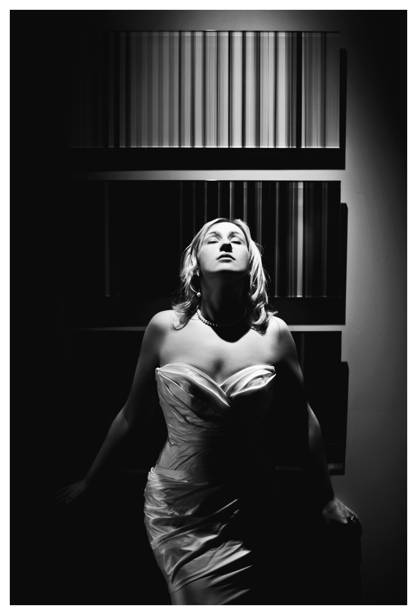 Bridal portrait session at NYLO Hotel in Plano by Dallas wedding photographer Stacy Reeves