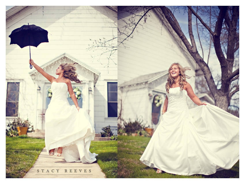 Bridal photos of Jenny Burdett Fain at Ever After Chapel in Aubrey Texas by Dallas wedding photographer Stacy Reeves