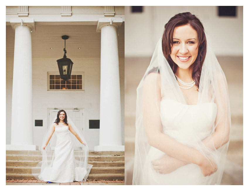bridal photo portraits of Julie Lasater Beal at Arlington Hall in Dallas by Louisiana wedding photographer Stacy Reeves