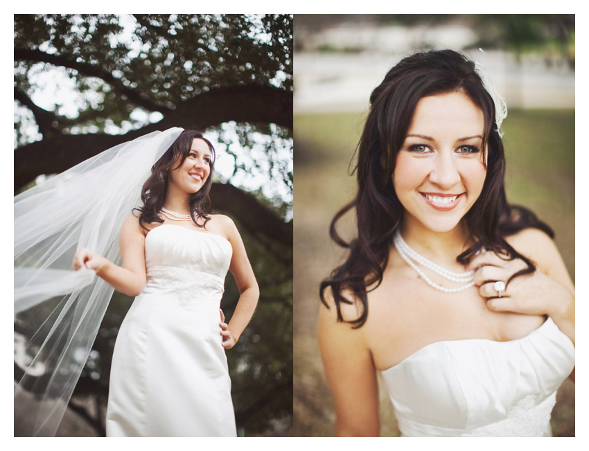 bridal photo portraits of Julie Lasater Beal at Arlington Hall in Dallas by Texas wedding photographer Stacy Reeves