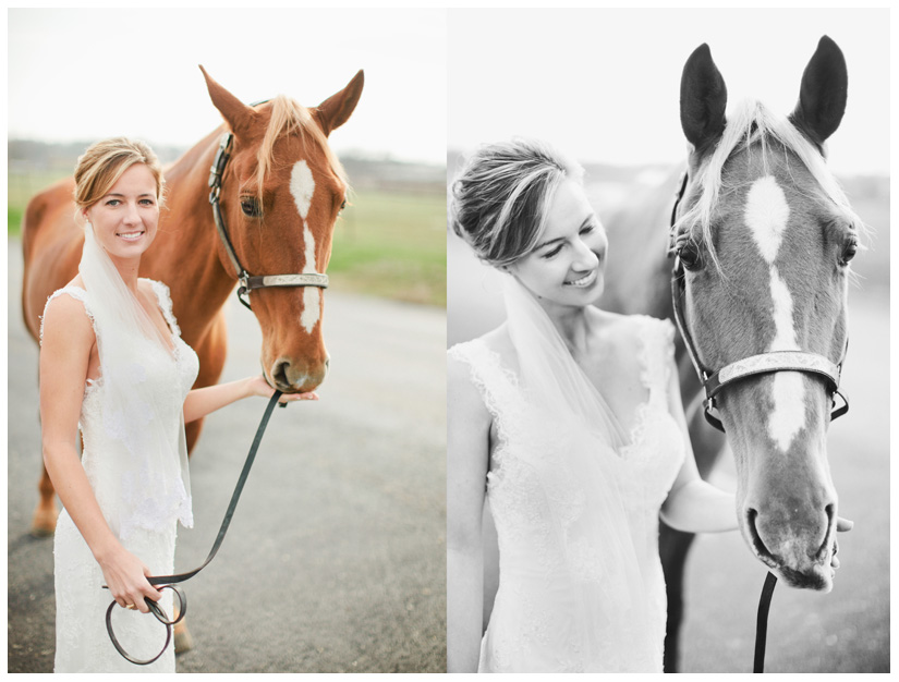 bridal portrait photo session of Jessica Atkins at Walking Tall Horse Ranch in Pilot Point, Texas by Dallas wedding and portrait photographer Stacy Reeves