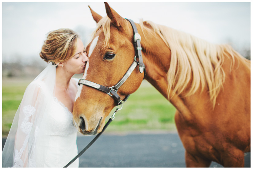 bridal portrait photo session of Jessica Atkins at Walking Tall Horse Ranch in Pilot Point, Texas by Dallas wedding and portrait photographer Stacy Reeves