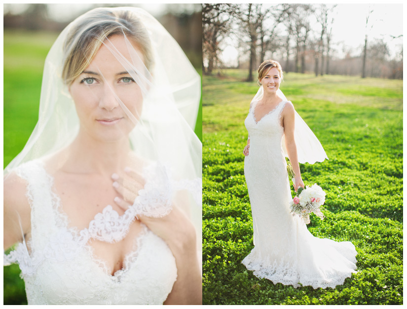 bridal portrait photo session of Jessica Atkins at Walking Tall Horse Ranch in Pilot Point, Texas by Dallas wedding and portrait photographer Stacy Reeves