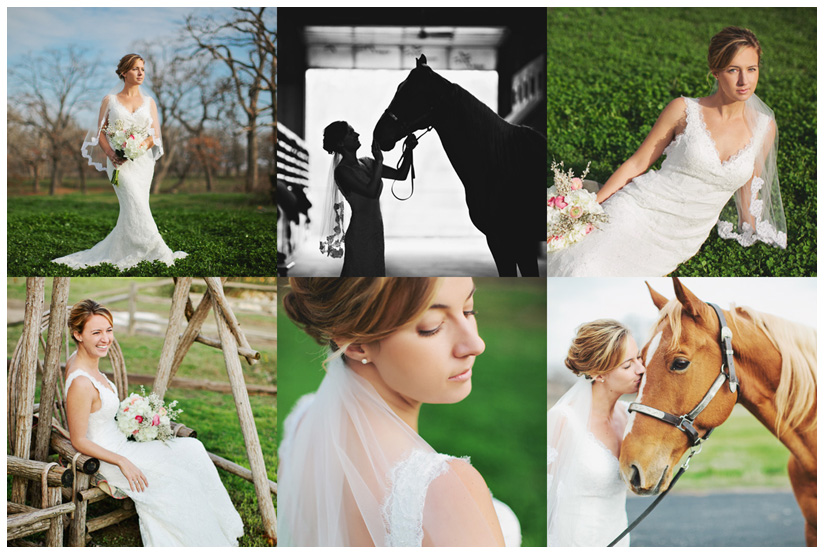 bridal portrait photo session of Jessica Atkins at Walking Tall Horse Ranch