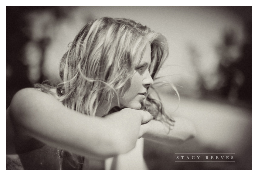 rustic country forest garden bridal session of Leah Partridge Bayliss in The Woodlands by Plano wedding photographer Stacy Reeves