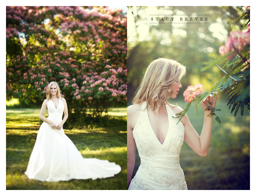 rustic country forest garden bridal session of Leah Partridge Bayliss in The