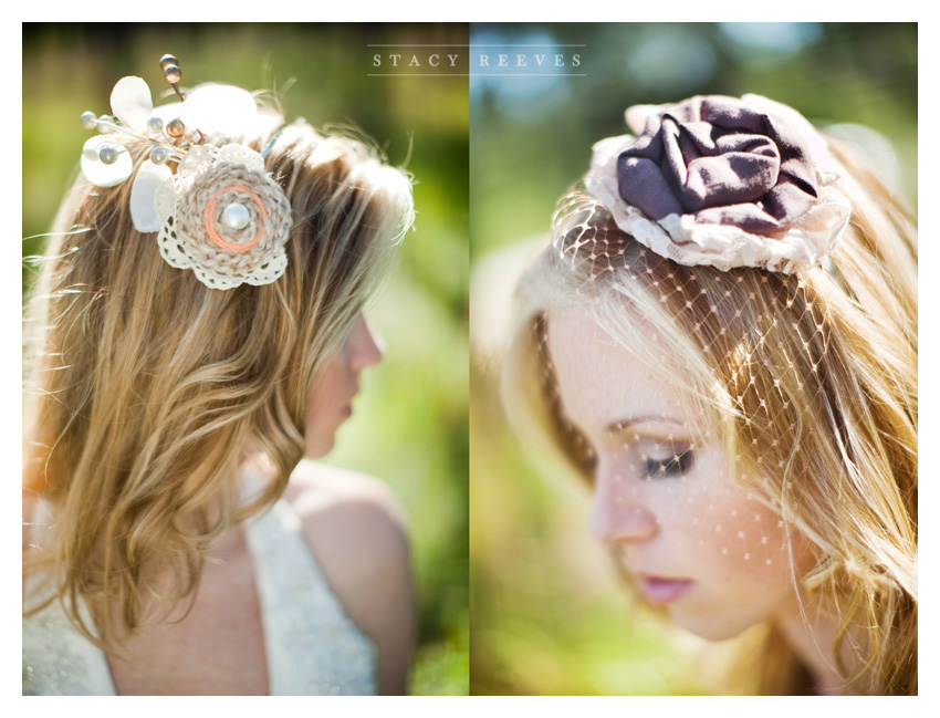 rustic country forest garden bridal session of Leah Partridge Bayliss in The