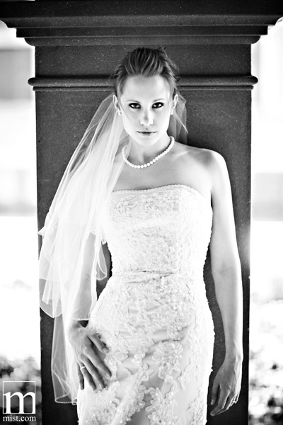 Dallas wedding photography bridal session at the Canals in Las Colinas Texas, bride in a wedding gown dress