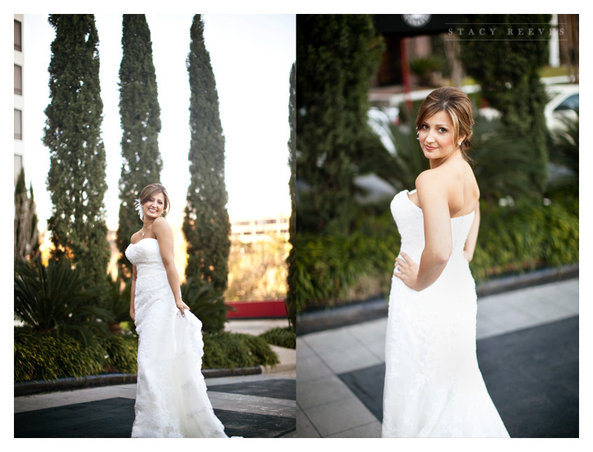 bridal session of Stacy Bilnoski at Omni Houston by Dallas wedding photographer Stacy Reeves