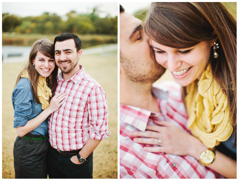 Engagement and Day After portrait photo session of Caroline Joy Casey and Aaron Rector at Keller City Hall Park featuring a vintage bridal headpiece, Stelle 4-stroke Creme Cream Scooter, and whippet dog by Dallas wedding photographer Stacy Reeves