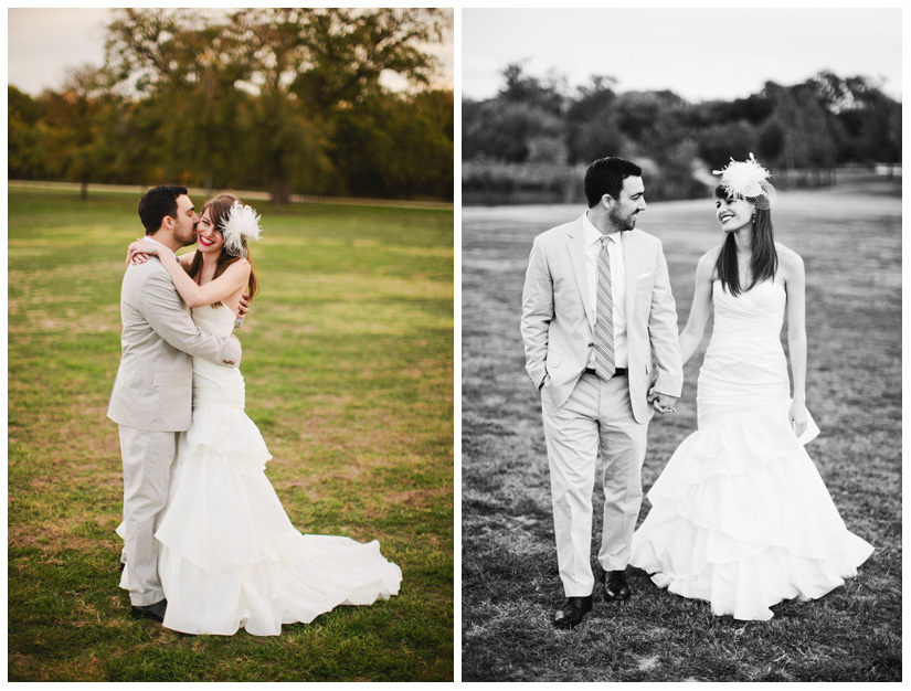 Engagement and Day After portrait photo session of Caroline Joy Casey and Aaron Rector at Keller City Hall Park featuring a vintage bridal headpiece, Stelle 4-stroke Creme Cream Scooter, and whippet dog by Dallas wedding photographer Stacy Reeves