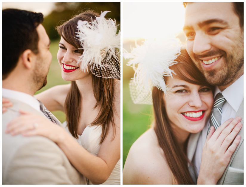 Engagement and Day After portrait photo session of Caroline Joy Casey and Aaron Rector at Keller City Hall Park featuring a vintage bridal headpiece, Stelle 4-stroke Creme Cream Scooter, and whippet dog by Dallas wedding photographer Stacy Reeves