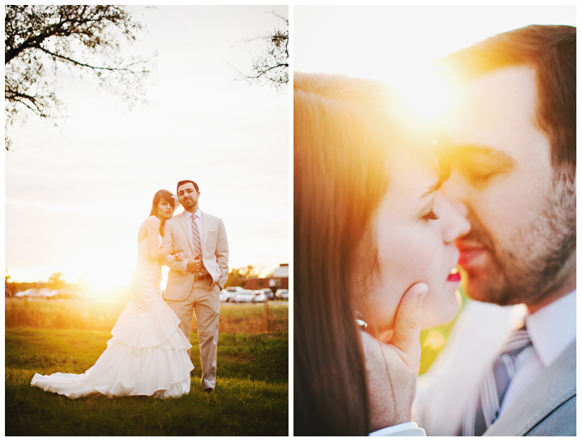 Engagement and Day After portrait photo session of Caroline Joy Casey and Aaron Rector at Keller City Hall Park featuring a vintage bridal headpiece, Stelle 4-stroke Creme Cream Scooter, and whippet dog by Dallas wedding photographer Stacy Reeves