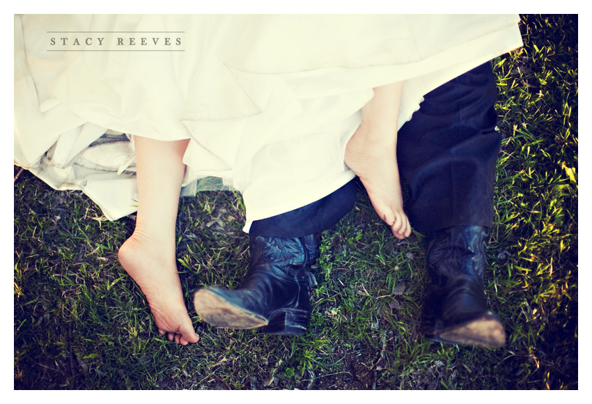 rustic country Day After bride and groom portrait session of Jenny Burdett Fain and Casey Fain at the Old McKinney Cotton Mill abandoned warehouse by Dallas wedding photographer Stacy Reeves