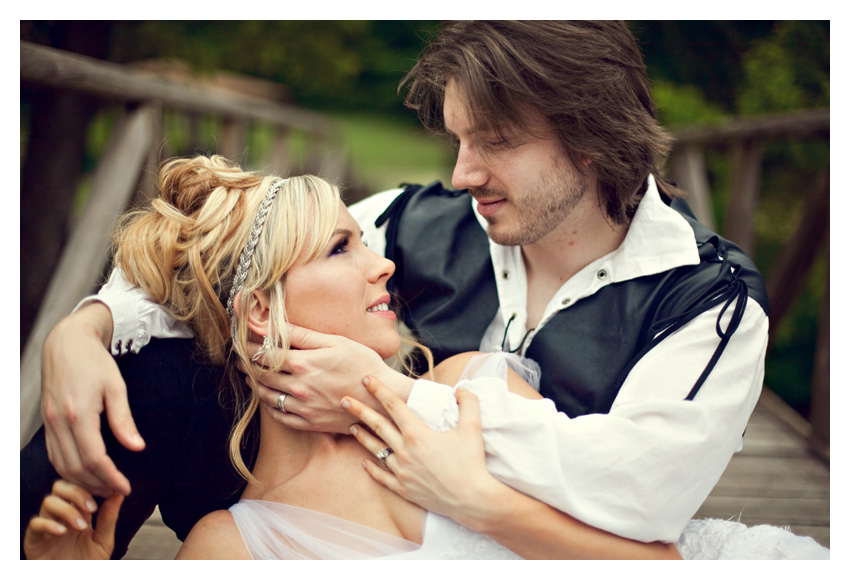 medieval renaissance ages era theme wedding bride & groom portrait day after session by Dallas wedding photographer Stacy Reeves