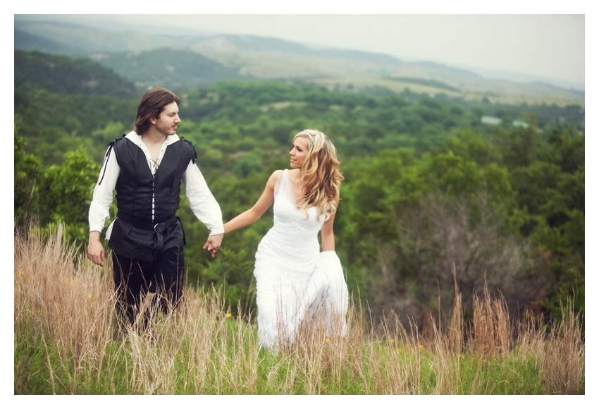 medieval renaissance ages era theme wedding bride & groom portrait day after session by Dallas wedding photographer Stacy Reeves