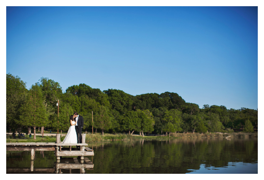 Day After bride and groom portrait session at White Rock Lake Park in Dallas by Dallas wedding photographer Stacy Reeves