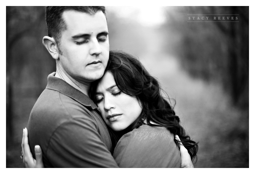 engagement session photos of Alma Martinez and Kelly Morphis at River Legacy Park nature preserve in Arlington Texas by Dallas Wedding Photographer Stacy Reeves