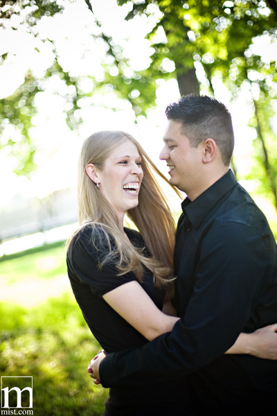 Engagement session of Allison Tacquard and Matthew Lynn in The Woodlands near Houston Texas by Dallas wedding photographer Stacy Reeves