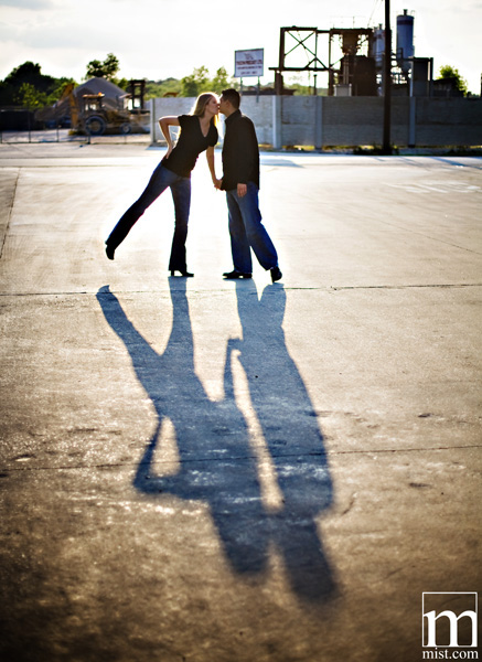 Engagement session of Allison Tacquard and Matthew Lynn in The Woodlands near Houston Texas by Dallas wedding photographer Stacy Reeves