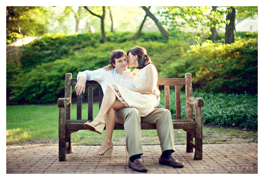 engagement session of Ashley Edrington and Matt Ashbaugh in Highland Park by Plano wedding photographer Stacy Reeves