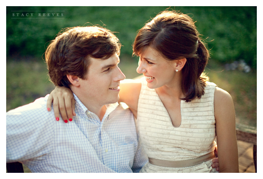 engagement session of Ashley Edrington and Matt Ashbaugh in Highland Park by Fort Worth wedding photographer Stacy Reeves