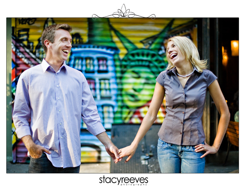 Destination engagement session of Andy Fredericks and Natalie Furr in Central Park, Lower East Side, and Times Square by Dallas wedding photographer Stacy Reeves