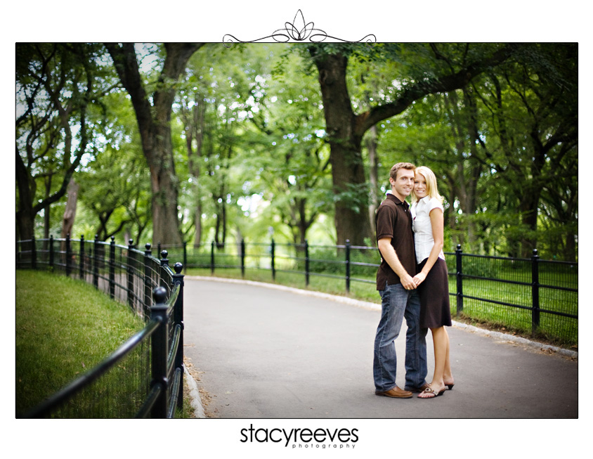 Destination engagement session of Andy Fredericks and Natalie Furr in Central Park, Lower East Side, and Times Square by Dallas wedding photographer Stacy Reeves