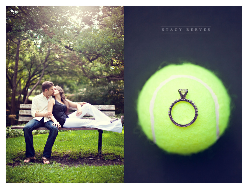 engagement session of Autumn Boatwright and Simon Harston in Highland Park by Dallas wedding photographer Stacy Reeves