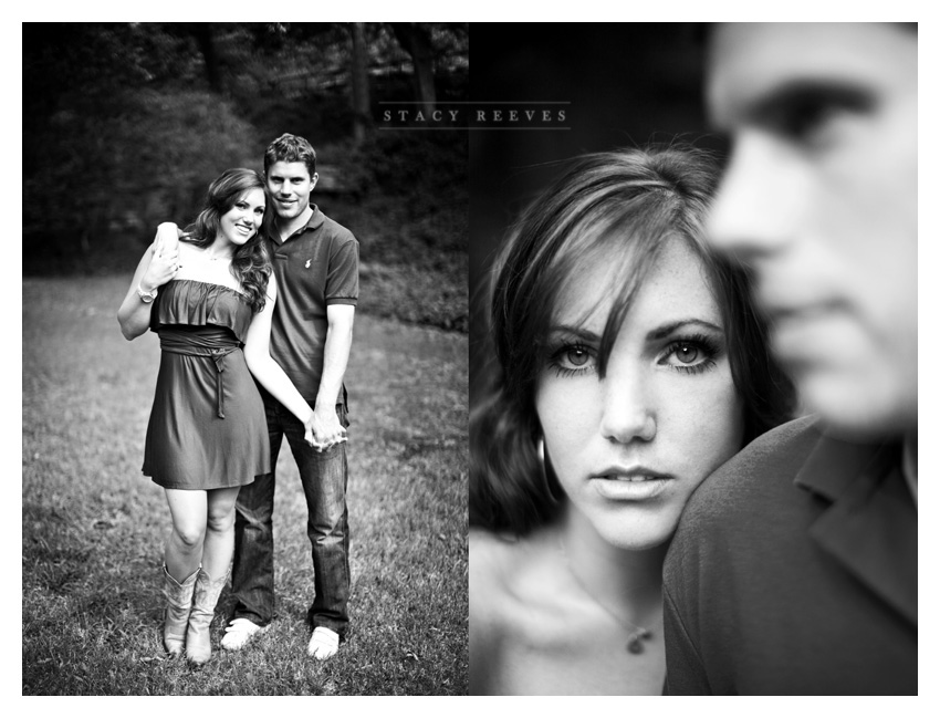 engagement session of Autumn Boatwright and Simon Harston in Highland Park by Dallas wedding photographer Stacy Reeves