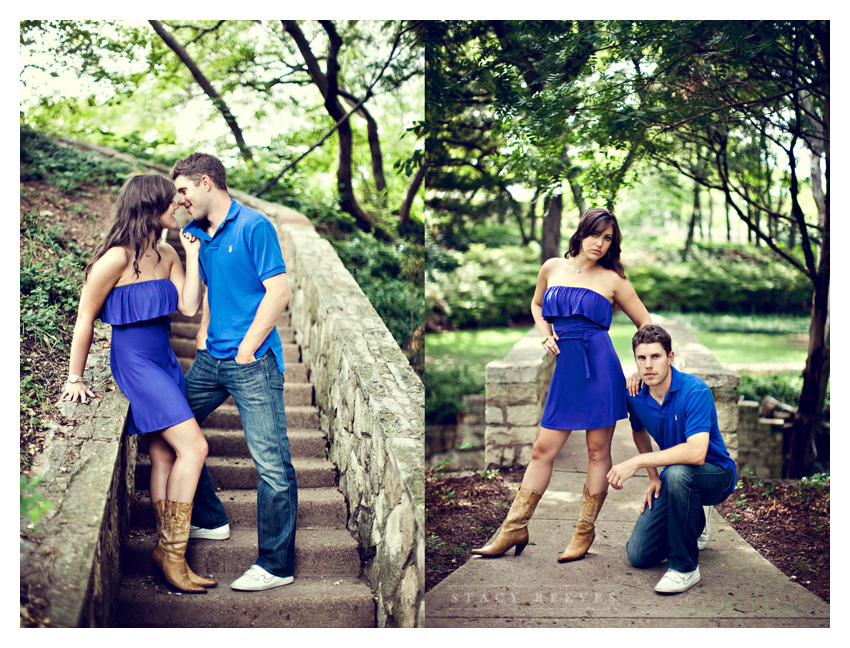 engagement session of Autumn Boatwright and Simon Harston in Highland Park by Dallas wedding photographer Stacy Reeves