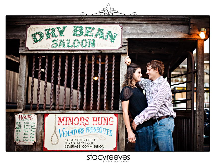 engagement photos portrait session of Beth and Jim in College Station Aggieland Texas on the Texas A&M University Aggie campus by Dallas wedding photographer Stacy Reeves