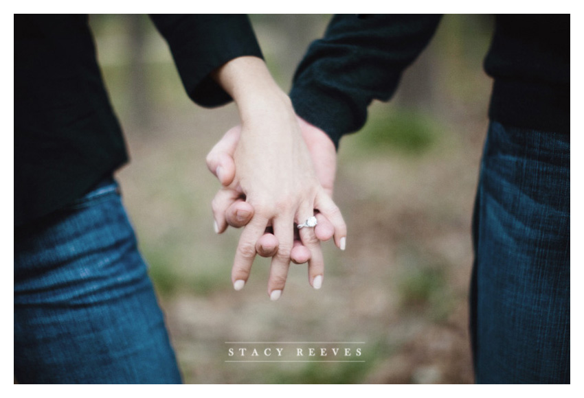 Engagement session family portraits of Carrie Crabtree and Jim McKemie in Hermann Park in Houston Texas by Dallas wedding photographer Stacy Reeves