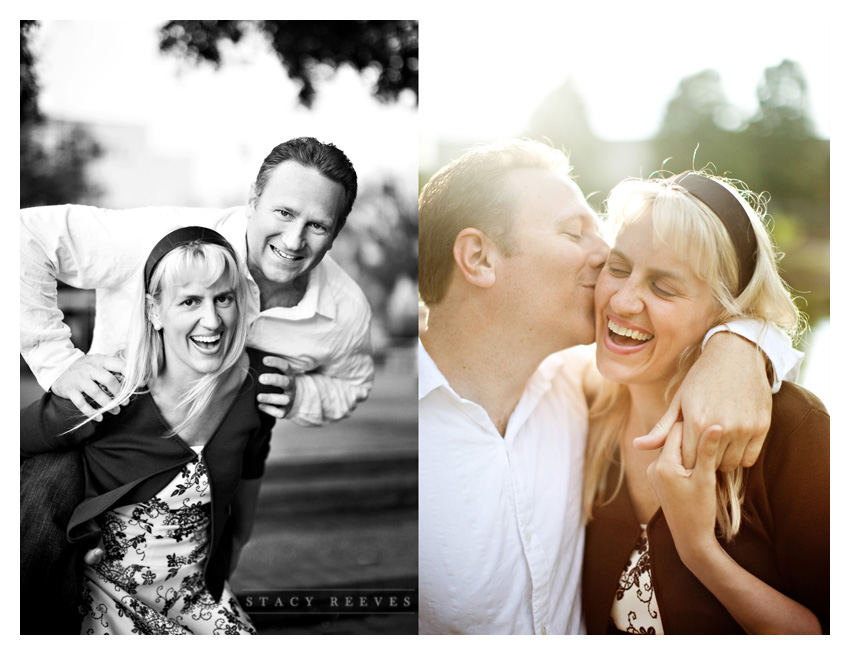 engagement photo session of Candy Reeves and Tom Flood at the Texas State Fair by Dallas wedding photographer Stacy Reeves