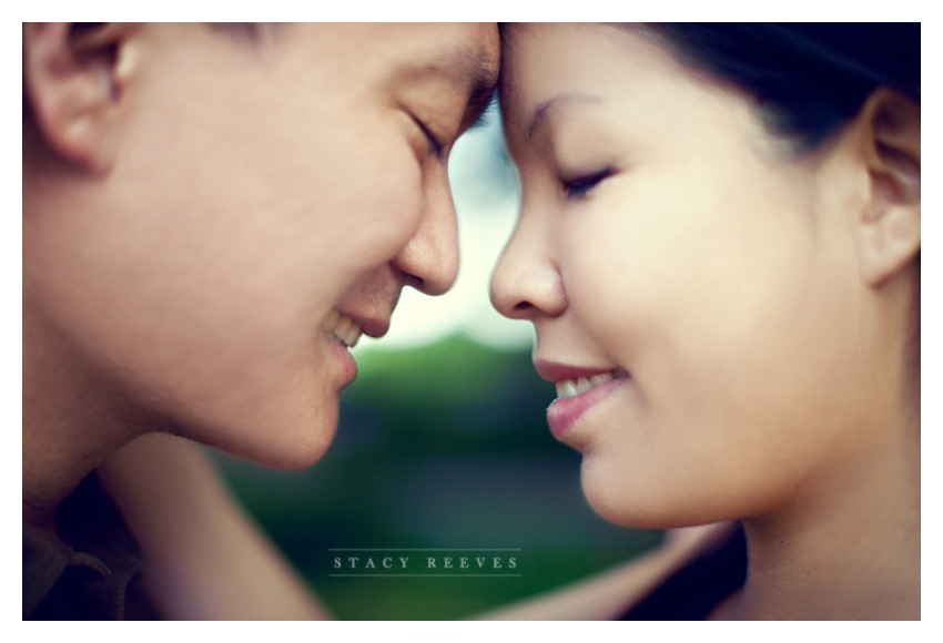 engagement photography session of Christina Yeh and John at the Marie Gabrielle in downtown Dallas by Dallas wedding photographer Stacy Reeves