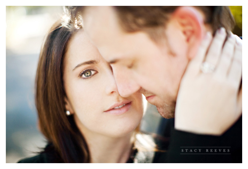 engagement session of Deziree Lindsay and Jon Beller at Again and Again vintage antique furniture resale shop in Dallas by Dallas wedding photographer Stacy Reeves