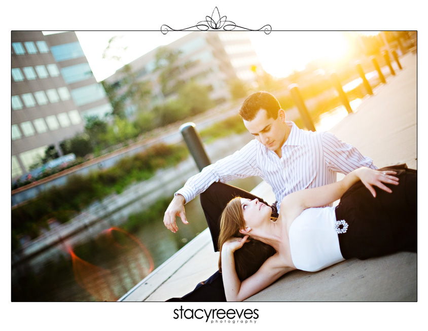 engagement session of heather patterson and anthony simon at the woodlands mall in houston texas by dallas wedding photographer stacy reeves