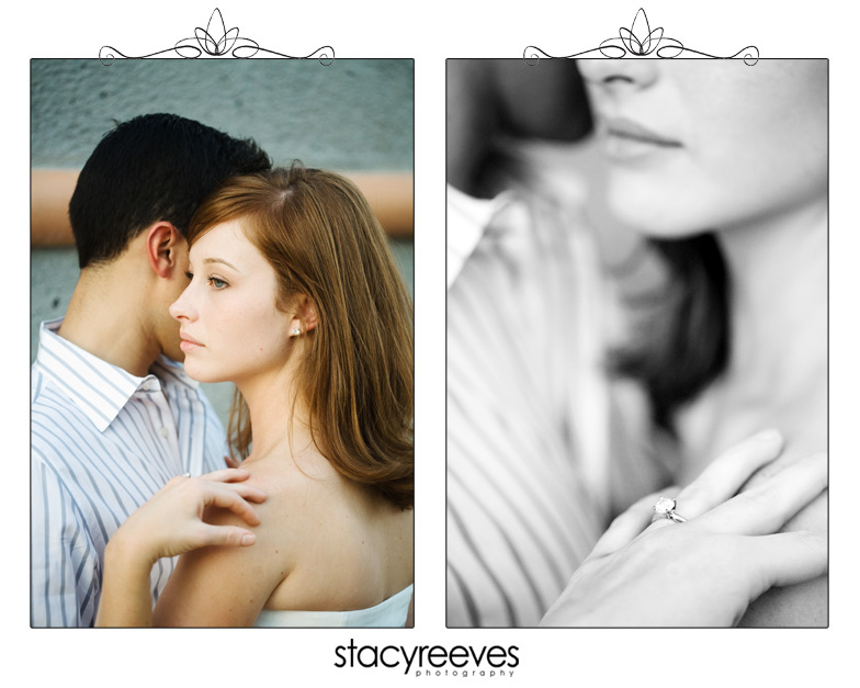 engagement session of heather patterson and anthony simon at the woodlands mall in houston texas by dallas wedding photographer stacy reeves