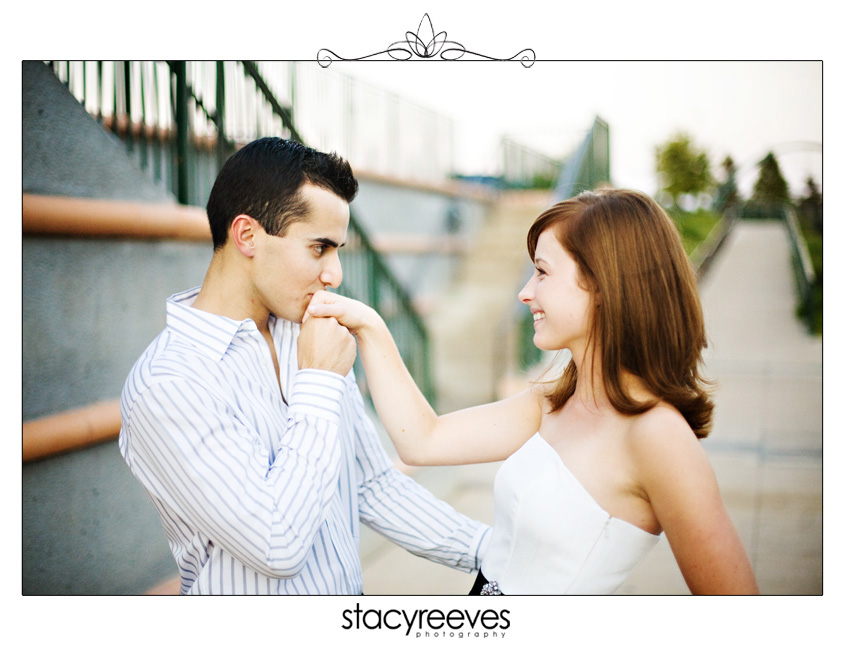 engagement session of heather patterson and anthony simon at the woodlands mall in houston texas by dallas wedding photographer stacy reeves