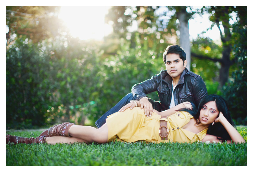 Engagement session photos of Jensy Jacob and Charles Abraham at Lee Park and Arlington Hall in Turtle Creek by Dallas wedding photographer Stacy Reeves