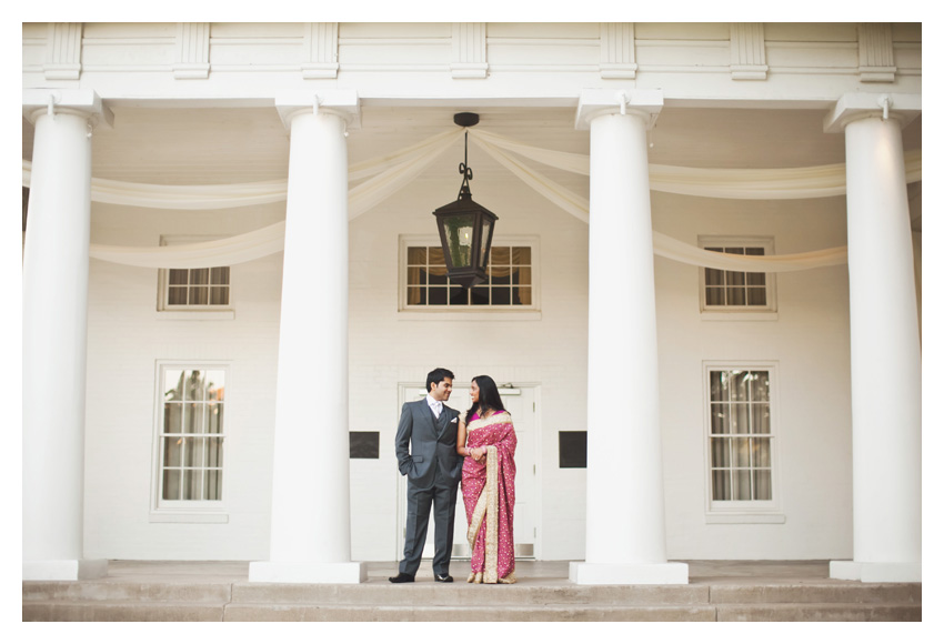 Engagement session photos of Jensy Jacob and Charles Abraham at Lee Park and Arlington Hall in Turtle Creek by Dallas wedding photographer Stacy Reeves