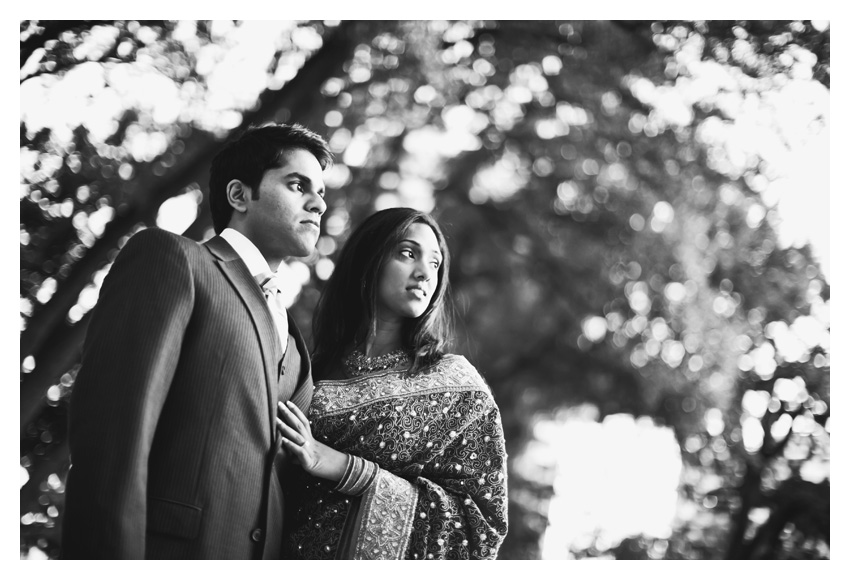 Engagement session photos of Jensy Jacob and Charles Abraham at Lee Park and Arlington Hall in Turtle Creek by Dallas wedding photographer Stacy Reeves
